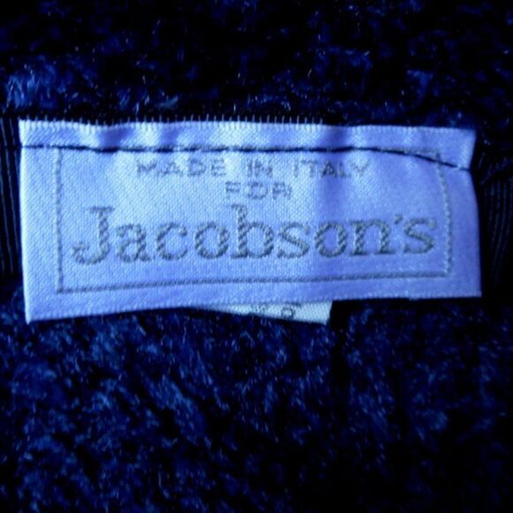 EUC VINTAGE JACOBSON'S Blue Winter Hat - Picture 6 of 6